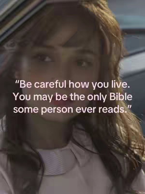 A softly lit image features a woman's face as the main subject in the center. She has light brown hair and is looking towards the viewer. Overlayed text in white, is positioned on the upper-left side of the woman's face.