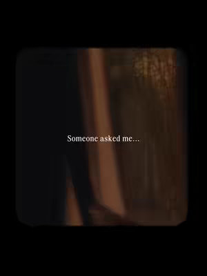 A cinematic shot with a blurred background is highlighted. The foreground is a dark, blurred area. Upon it, text overlayed in white font.