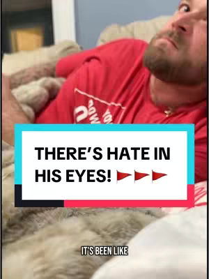A man with a concerned expression is seen in the cover image. He's wearing a red shirt, and the image is overlaid with a text box in shades of blue and white. The text box displays an alarming message, and red flags are depicted. The composition suggests a humorous or dramatic storytelling approach.