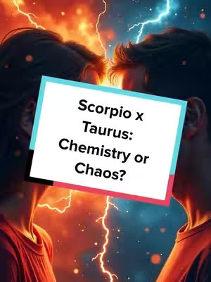 The cover image depicts two people facing each other, their upper bodies visible, with a colorful, dynamic background. The foreground is a stylized image of two people, their faces obscured, leaning towards each other as if about to kiss. They are set against a background of swirling orange and blue hues, suggesting a blend of fire and water. The background also features jagged lightning bolts, contributing to a sense of energy and conflict. In the center, a rectangular banner with text overlays the image, giving context to the visual scene.