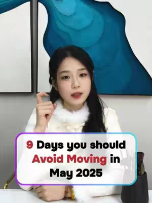 A woman with long black hair points upwards with her right index finger. She has a white fuzzy top, a gold bracelet on her left wrist, and is smiling and talking. Behind her are two art pieces where dark blues swirl on a white background. An overlay declares the core message to be delivered in the video.
