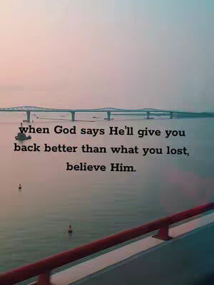 A scenic shot of a bridge over a body of water at sunset or sunrise. The sky blends from pinks and blues. Text is overlaid on the image.