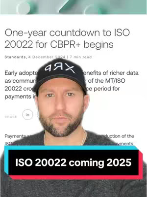 A man with a beard and a black cap with white text is featured in front of a news article screenshot. The hook text is in a rounded rectangle.