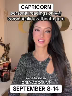 The cover image shows a woman in her late 20s or early 30s, with long dark hair and fair skin, centered in the frame. She is wearing a gray long-sleeved top with a cross necklace. The background consists of neutral-colored wall and a decorative shelf. Above her are two text blocks.