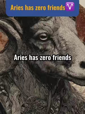 The image is a digital illustration featuring the head and upper body of a ram, viewed from a close-up perspective. The ram's head dominates the frame, with a detailed rendering of its fur, horns, and facial features. The color palette is muted, with shades of gray and brown creating a textured appearance. Text overlays are present on the image against dark and light backgrounds, where the white font is used to contrast against the images.
