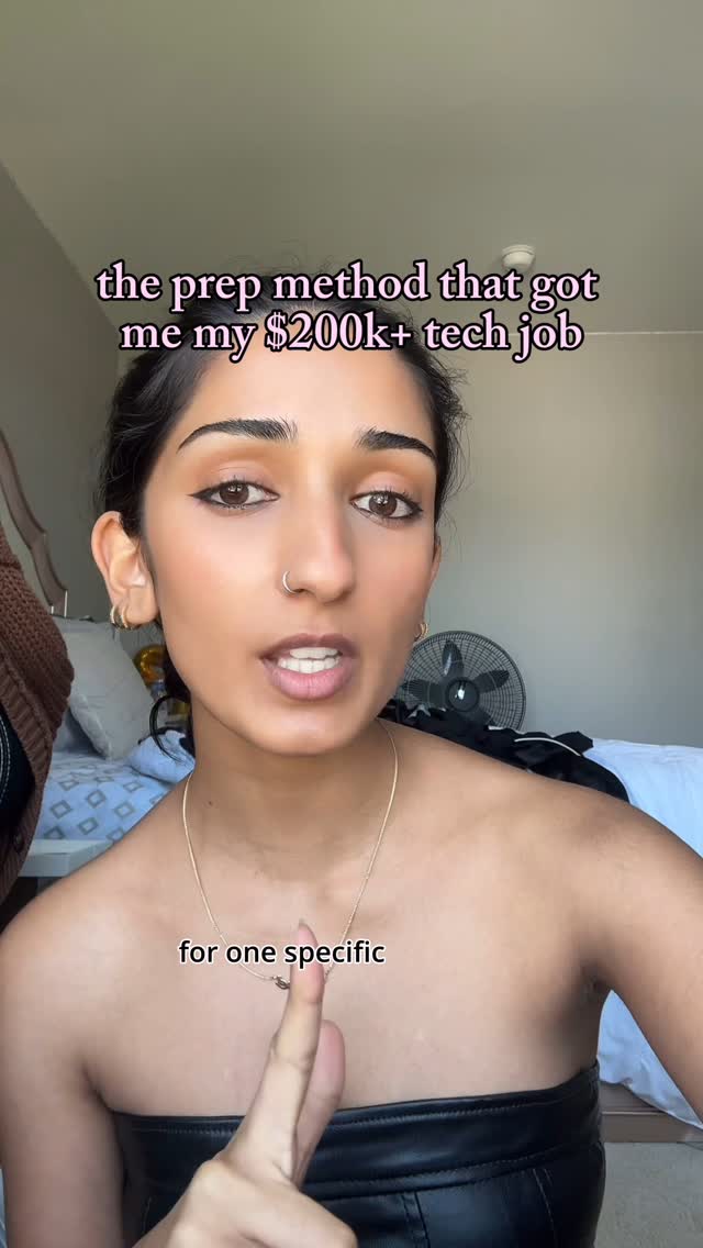The cover image features a woman positioned close to the camera, with a neutral backdrop. Text overlays are placed above and below the woman, the top text is "the prep method", and it is written in a cursive font, and below that is "for one specific" in sans-serif. She is wearing a black top and a gold necklace. Her dark hair is neatly styled, and she is wearing makeup.