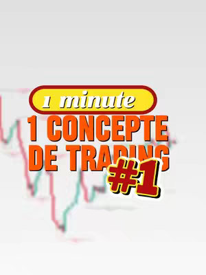 The cover image features a gradient background that transitions from white at the top to a slightly blurred out area with faint red and green lines suggestive of a financial chart at the bottom. Overlaid on this is bold text in orange and white, within rectangular shapes with red and yellow highlights. The layout is designed to attract attention with the use of contrasting colors and clear, concise messaging related to trading concepts, along with a prominent number one indicating the introductory episode.
