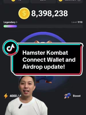 A man in a white shirt is in the foreground against a dark background. A graphic overlay displays the app's interface with icons, text, and numbers.