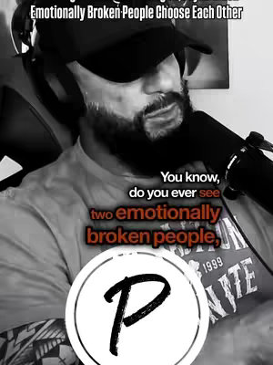 The cover image is a black-and-white photo of a man wearing a black cap and headphones, with a microphone in front of him. The man has a beard and is looking down. There is overlaid text in the image with the podcast name logo.