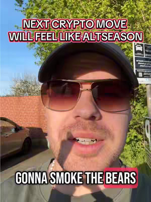 A man with sunglasses and a cap is the focus, with text overlays. He appears to be outside, with a car, fence, and greenery in the background. The composition creates a vlog-style feel.