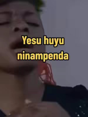 A close-up shot of a person's face with text overlay. The person is looking up, with a slightly blurred background.