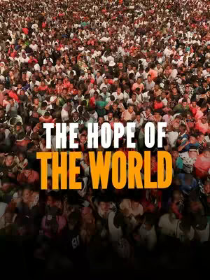 Image featuring a vast crowd of people with text overlayed. The crowd is tightly packed, predominantly light-skinned, and extends from the top to the bottom of the frame. The colors are muted, with various skin tones creating a mosaic effect. At the center, bright yellow and white text dominates, contrasting with the darker background.