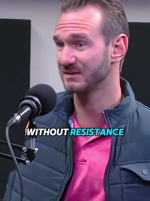 The cover image features a man speaking into a black microphone. He's wearing a dark blue jacket over a pink shirt. The phrase 'WITHOUT RESISTANCE' is overlaid in a light blue box at the bottom.