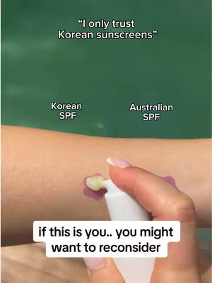 A close-up shot shows a person's arm with two areas of skin. Some white text appears above the arm, and text with an eye-catching font is used at the bottom. The overall composition is simple, focusing on the essentials, with the color palette centered on the skin tone and the green background.