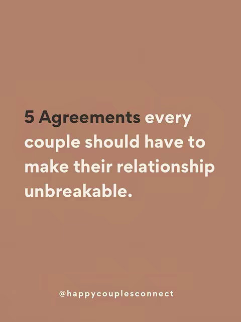 The cover image features text in a sans-serif font arranged vertically over a solid, light reddish-brown background. The text is primarily white, with the number "5" presented in a bold, black font. At the bottom, the username "@happycouplesconnect" appears in a smaller, white font.