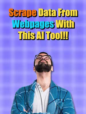 The image shows a man in a robe looking up, with the text overlayed on the image. There is a grid pattern on the background.