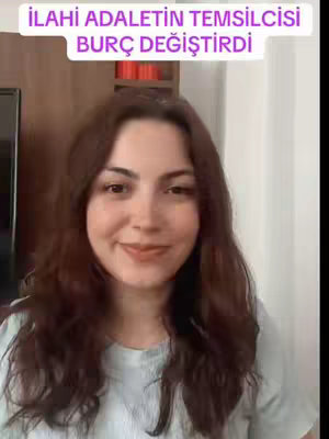 A woman with long brown hair smiles at the camera, with a text overlay at the top of the image.