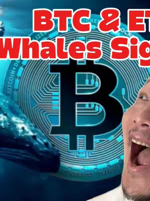 The cover image features a close-up of a Bitcoin-themed background, with a large Bitcoin symbol in the center, overlaid with bold red text. A man's face is visible in the foreground, making a surprised or excited facial expression. The background is a blue gradient. 