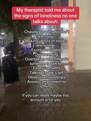 A nighttime street scene with a trash can to the left and a list of bullet points on the right. The top of the image is a reddish overlay with while text.