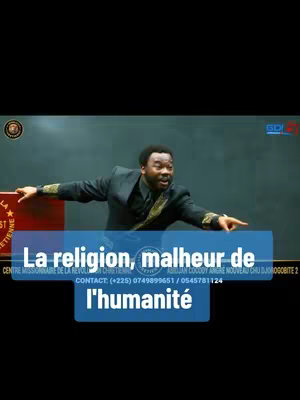 A man in a suit speaking animatedly, pointing with his right hand. Overlaid with a blue rectangle containing white text and the title of the video, set against a solid background.
