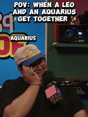 A person with glasses wearing a baseball cap and a t-shirt is laughing, with their hand covering their mouth. Text overlays the image in a comedic style.