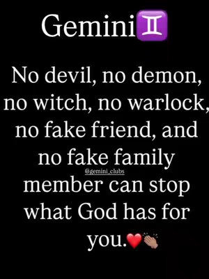 A vertical image with a stark black background. Centered at the top, the word "Gemini" is written in a white, elegant font, with the Gemini symbol, a purple Roman numeral II, positioned to its right. The composition features a series of centered white lines of text that make up a quote.