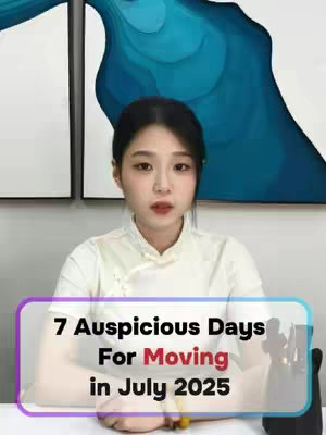 A woman is centered, looking at the camera over a background of abstract blue art. A text box at the bottom displays the video's title.