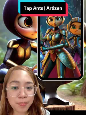 The cover image shows a woman in glasses in the foreground with a cartoon character in the background displayed on a phone.