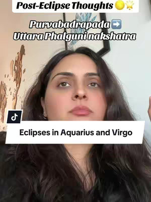 A woman with dark hair appears in a selfie video, looking upwards against a neutral background. The text overlay provides additional information.