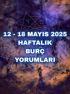 The image features a deep space background with nebulas and stars. Superimposed on top are astrological symbols and the text overlay.