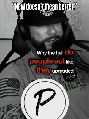 A black and white cover image featuring a man in a hat speaking into a microphone. Text overlays are present.