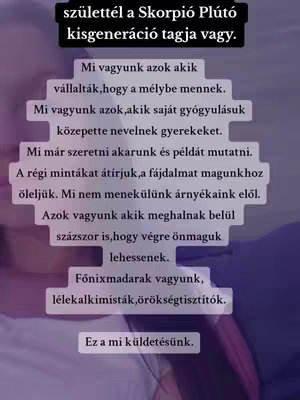 The image has a soft, blurred background of a person's face, possibly a portrait or a selfie, with a purple-blue gradient. Overlaid on this are several blocks of white text, suggesting a quote or message, the text is in a vertical format.