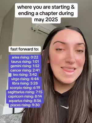 The cover image features a woman with dark hair and fair skin, smiling and sticking her tongue out. She is centered in the frame. Above her head is a white box with black text, and below her is a purple box with a list of text. The background is blurred.