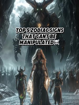 A fantasy-themed image with a dark, imposing figure in the background and three figures in the foreground. The central figure is a tall woman in a dark dress, flanked by two figures with horned helmets and dark armor. The background features a towering, ominous character looming over the scene. The overall tone is dark and mysterious.