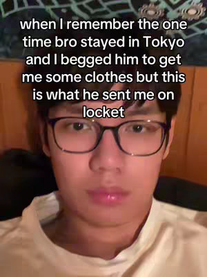 A close-up shot of a young man with glasses and a white t-shirt. Text is overlaid on the image.