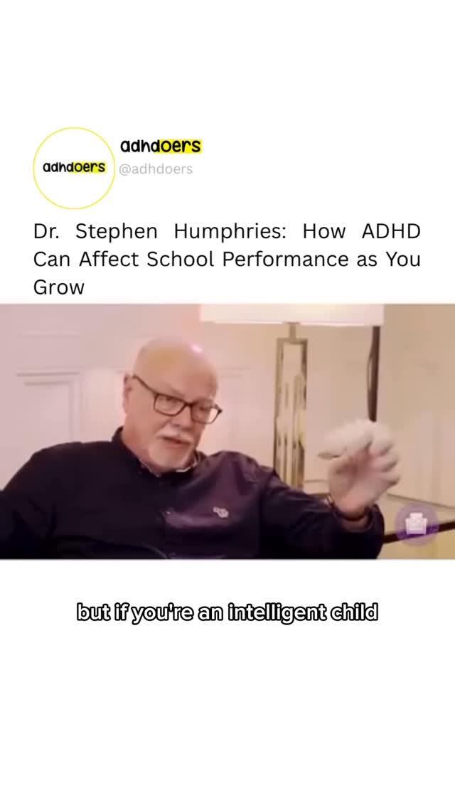 The cover image shows a man with glasses and a white beard seated, speaking. Text overlays include the creator's name, the title of the video, and the phrase "but if you're an intelligent child."