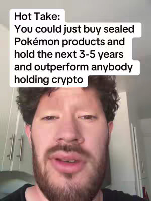 A selfie-style video cover shows a man from the chest up, against a neutral background. The man has light skin, short, dark hair, and a beard. He is looking at the viewer with a slightly open mouth, as if speaking. Overlayed on his head is text inside a white rectangle.