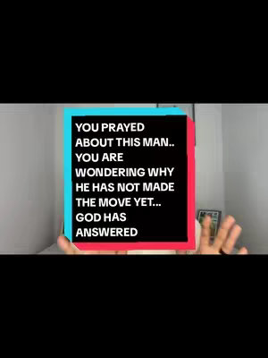 The cover image shows a person's hands holding a colorful rectangle with text overlayed. The background is a soft, possibly light-colored wall. The text is a message related to prayer and answered questions.