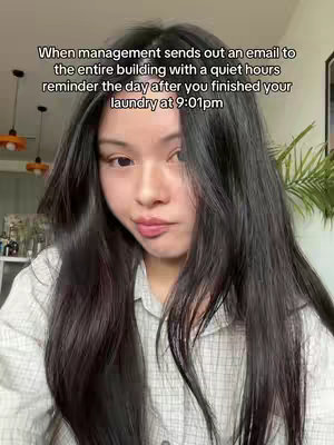 The cover image is a selfie featuring a young woman with long, dark hair. The background includes an interior setting with a few hanging lights visible. The text overlay is written at the top of the image with a white font.