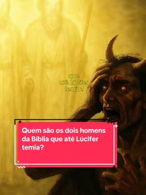 The cover image features a distressed, demonic-looking figure in the foreground, with horns and glowing eyes, gripping their head in apparent terror or anguish. The background shows a blurred, ethereal image of two figures bathed in light. A pink rectangle with white text overlay is at the bottom.