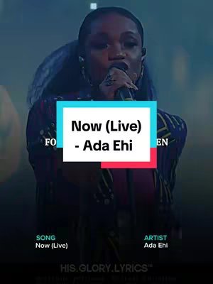The cover image features a woman singing into a microphone on a stage, with a graphic overlay showing the song title and artist.