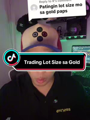 A selfie-style video cover with a young man at center wearing a hat with a button design and a black shirt. There's a speech bubble with text in the top-left corner. The video displays a TikTok-style framing, with overlaid text at the bottom and a TikTok logo in the corner.