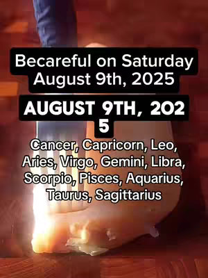 The image features an open slice of bread with a visible crumb structure, sitting against a blurred background of a wooden surface. Two black boxes containing white text are imposed over the center of the bread. The text includes a date and the names of zodiac signs. The colors consist of warm brown hues in the background and the off-white of the bread, with black and white text.