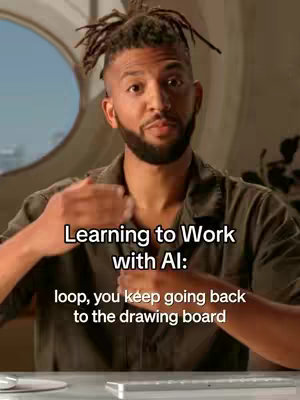 A man with dreadlocks is centered in the frame, gesturing with his hands while looking toward the camera. Overlayed text describes the video's topic.