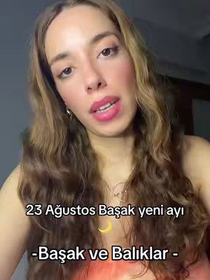 The cover image is a selfie of a woman against an indoor backdrop. She has long, wavy brown hair and is looking directly at the camera with a slight smile. The text overlay includes Turkish phrases and a crescent moon graphic.