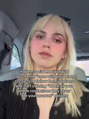 A woman with blonde hair and sunglasses perched on her head looks at the camera. Text overlays the image.