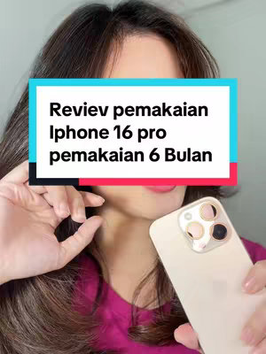 The image shows a woman holding a gold iPhone, with a text overlay. She has brown hair and is wearing a pink shirt. The background appears to be a light-colored wall. The text overlay has a light blue background with white text.