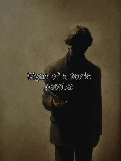 A silhouetted figure in a suit with long hair, reaching out their hand against a muted, brown backdrop. The image has overlaid text.