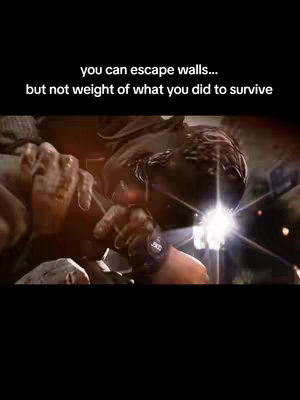 The cover image is a still from likely a video game. It has a dark aesthetic, featuring a close-up of a character's hands and arms, possibly reaching out in a desperate or tense situation. The lighting is dramatic, with a bright, central light source shining. Text is overlaid at the top.