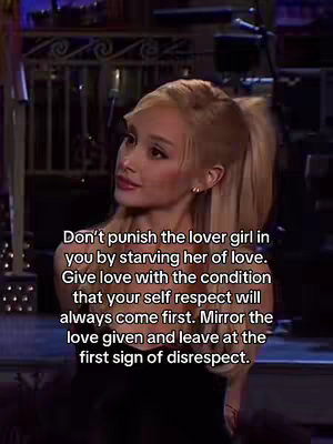 The cover image features a woman with blonde hair in a ponytail, looking towards her left. She's in a dimly lit setting, possibly a stage, with text overlaid on the image.